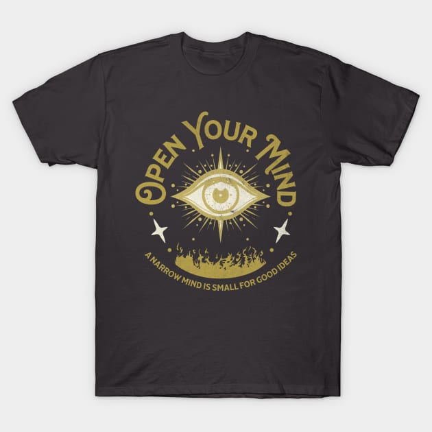 Open Your Mind. T-Shirt by lakokakr